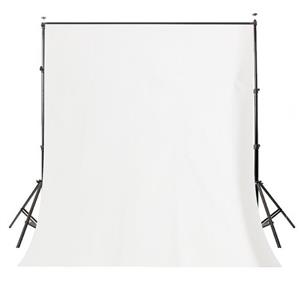 Lyly County 5x7ft Photography Background Non Woven Fabric Solid Color White Screen Backdrop Studio Props LY061 