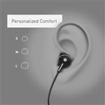 Panasonic Ergofit in-Ear Earbud Headphones Matte Black/Red (RP-HJE120-KB)