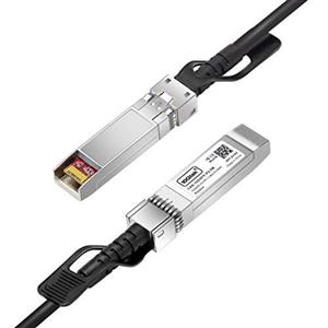 10G SFP+ DAC Cable - 10GBASE-CU Passive Direct Attach Copper Twinax SFP Cable for Cisco SFP-H10GB-CU2.5M, Ubiquiti, D-Link, Supermicro, Netgear, Mikrotik, ZTE Devices, 2.5m 