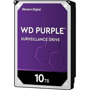 TDSOURCING WESTERN DIGITAL WD Purple 10TB Surveillance Hard Drive - 5400rpm - 256 MB Buffer 