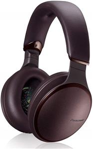 Panasonic Noise Cancelling Headphones with Wireless Bluetooth and Smartphone Siri or Google Voice Assistant RP-HD605N-T Over the Ear Headphone (Brown) 