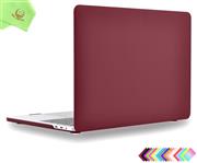 MacBook Pro 15 inch Case 2019 2018 2017 2016 Release, UESWILL Smooth Matte Hard Case for MacBook Pro 15" with Touch Bar/Touch ID (Model: A1990/ A1707) + Microfibre Cleaning Cloth, Wine Red