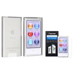 INSTEN For Apple Ipod Nano7 7th Generation 7G TPU Cover Case Clear+LCD Screen Protector