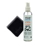 Screen Cleaner – Vius Premium Screen Cleaner Spray for LCD LED TVs, Laptops, Tablets, Monitors, Phones, and Other Electronic Screens - Gently Cleans Bacteria, Fingerprints, Dust, Oil (8oz)