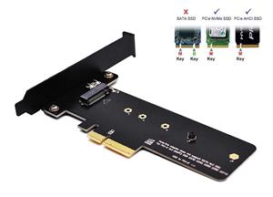 EZDIY-FAB PCI Express M.2 SSD NGFF PCIe Card to PCIe 3.0 x4 M2 Adapter (Support M.2 PCIe 22110,2280, 2260, 2242) 