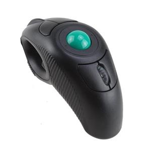 ماوس Image Wireless USB Handheld Finger Trackball Mouse with Laser Pointer