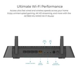 روتر بی‌ سیم  AC1900 دی-لینک مدل D-LINK DIR-878 D-Link AC1900 Wireless WiFi Router – Smart Dual Band – MU-MIMO – Powerful Dual Core Processor – Fast Wi-Fi for Gaming and 4K Streaming – Reliable Coverage (DIR-878)