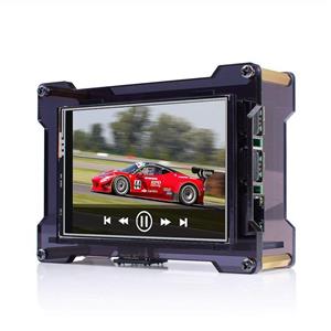 Miuzei Raspberry Pi 3.5 Inch Touch Screen with Case for LCD HDMI Monitor Resolution (480 320 to 1920 1080) 3B+ 3 2 A+ Pen 