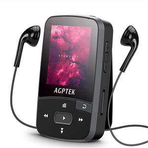 16GB Clip MP3 Player with Bluetooth 4.0, AGPTEK A50S 