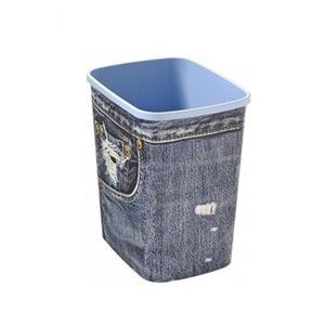 سطل زباله بدون در کرور مدل  Flip Bin Jeans حجم 25لیتری Curver Flip Bin lidless Jeans 25 Litre