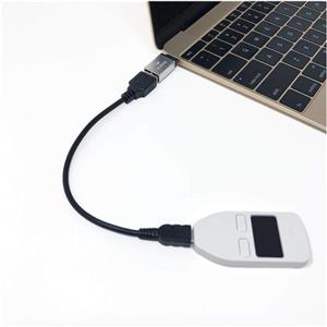 Trezor White Bitcoin Hardware Wallet Bundle with Micro USB Adapter and C for MacBook 3 Items 