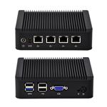 Firewall Micro Appliance Qotom-Q190G4-S02 8G ram 64G SSD Celeron Processor J1900 2.0GHZ 4Lan Ports Apply to Router, Firewall, Proxy, Linux Mini PC pfSense