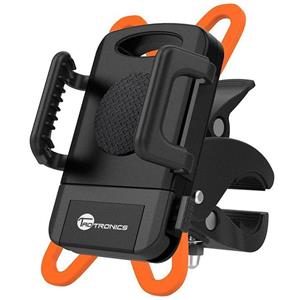 TaoTronics Bike Phone Mount Bicycle Holder, Universal Cradle Clamp for iOS Android Smartphone, Boating GPS, Other Devices, with One-button Released, 360 Degrees Rotatable