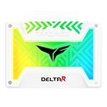 TEAMGROUP T-Force Delta R RGB 1TB 2.5" SATA III 3D NAND Internal Solid State Drive SSD (USB 9pin) - White