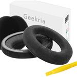 Geekria Earpads Replacement for Sennheiser HD598, HD598SE, HD598CS, HD515, HD555, HD595, HD518 Headphones Replacement Ear Pad/Ear Cushion/Ear Cups/Ear Cover/Earpad Repair Parts (Dense Velvet)
