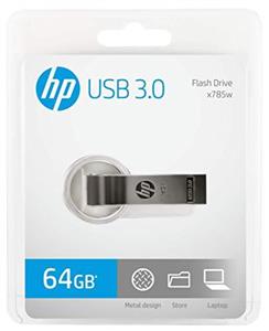 HP 64GB USB 3.0 Metal Key Ring Design Flash Drive 