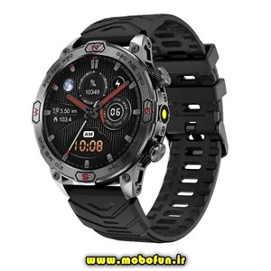 ساعت هوشمند کربی CRBE مدل NASA - VSR06 کرومی مشکی کد 30232