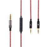 LANMU Replacement Cable for Sol Republic Master Tracks HD/Tracks HD2/Sol Republic V8/Sol Republic V10/Sol Republic 12/Sol Republic X3 (Remote Volume & Microphone Cable)(Red)
