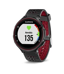 ساعت و مچ بند هوشمند  Garmin Forerunner 235, GPS Running Watch, Black/Red