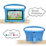 Tablet Case for Kids 7 Inch Kids Tablet Cases for Shock Proof Protective with Portable Convertible Handle Light Weight (Blue)