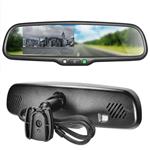 Master Tailgaters OEM Rear View Mirror with 4.3" Auto Adjusting Brightness LCD - Rearview Universal Fit