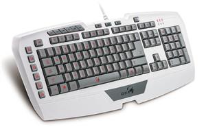 کیبورد جنیوس Imperator Pro White Edition Genius GX-Gaming Imperator Pro Full Speed Professional Gaming Keyboard White Edition (Imperator Pro White Edition)