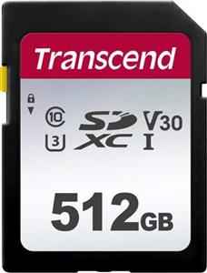 Transcend TS512GSDC300S 512GB UHS-I U3 SD Memory Card