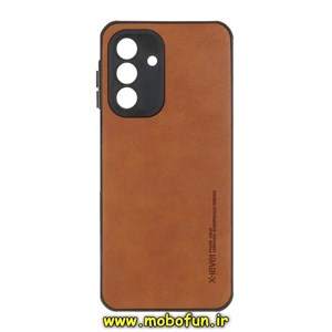 قاب گوشی Galaxy A26 سامسونگ طرح ژله ای چرمی ساده ایکس لول X-LEVEL عسلی کد 71309