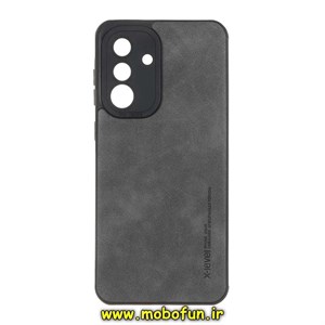 قاب گوشی Galaxy A36 سامسونگ طرح ژله ای چرمی ساده ایکس لول X-LEVEL خاکستری کد 71359