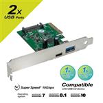 Mediasonic HP1-U34F 4 Ports External USB 3.0 PCI Express Card