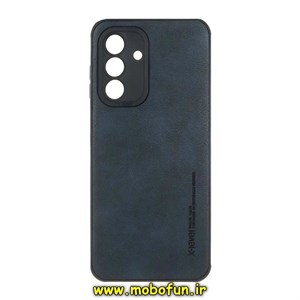 قاب گوشی Galaxy A26 سامسونگ طرح ژله ای چرمی ساده ایکس لول X-LEVEL سرمه ای کد 71306