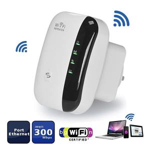 MakeTheOne 300Mbps Wireless WiFi Repeater/Extender/AP/WI-FI Signal Range Amplifier/Booster, Mini 2.4G Portable WiFi Signal Range Extender with WPS for Router Home 