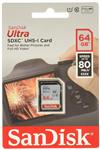 SanDisk Ultra 64GB Class 10 SDXC UHS-I Memory Card up to 80MB/s (SDSDUNC-064G-GN6IN)