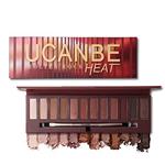 Ucanbe Nude Red Eyeshadow Palette Glitter Matte Metallic Pigmented Eye Shadow Warm Shimmer Waterproof long last Makeup Pallet