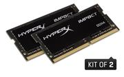 Kingston Technology HyperX Impact  32GB 3200MHz DDR4 CL20 SODIMM (Kit of 2) Memory HX432S20IBK2/32