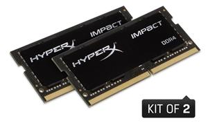 Kingston Technology HyperX Impact  32GB 3200MHz DDR4 CL20 SODIMM (Kit of 2) Memory HX432S20IBK2/32