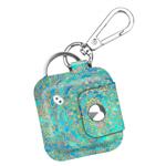 Fintie Case with Carabiner Keychain for Tile Mate (2016 & 2018)/ Tile Pro/Tile Sport/Tile Style Key Finder, Anti-Scratch Vegan Leather Protective Skin Cover with Speaker Cutout, Shades of Blue