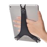 TFY Security Hand Strap Holder Finger Grip for Tablets - iPad Air/iPad Pro 9.7" / iPad 9.7" / Samsung Galaxy Tab 10.1" / Tab 4 10.1" / Tab Pro 10.1" / Tab S 10.5 and More (Black)