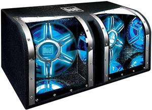 Dual Electronics BP1204 inch illumiNITE High Performance Studio Enclosed Car Subwoofers with 100 Watts Peak Power 