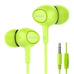 MIATONE Earbuds/Earphones/Headphones, Wired in- Ear Earbuds with Microphone, Dynamic Crystal Clear Sound Earphones, Ergonomic Comfort-Fit Ear Buds Headphones (Green)