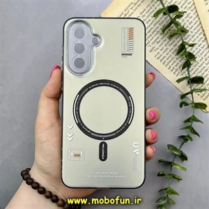 قاب گوشی Galaxy A36 سامسونگ اورجینال SO COOL سوکول طرح دار فانتزی محافظ لنزدار دکمه کرومی طرح مگ سیف کد 80175