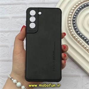 قاب گوشی Galaxy S21 FE سامسونگ ژله ای چرمی ساده ایکس لول X-LEVEL مشکی کد 82247