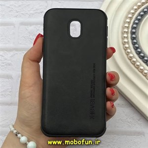 قاب گوشی Galaxy J3 Pro سامسونگ ژله ای چرمی ساده ایکس لول X-LEVEL مشکی کد 82196