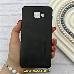 قاب گوشی Galaxy A7 2016 / A710 سامسونگ ژله ای چرمی ساده ایکس لول X-LEVEL مشکی کد 82180