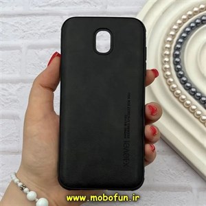 قاب گوشی Galaxy J5 Pro سامسونگ ژله ای چرمی ساده ایکس لول X-LEVEL مشکی کد 82200