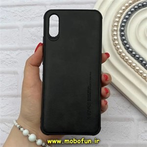 قاب گوشی Redmi 9A / Redmi 9AT / Redmi 9A Sport شیائومی ژله ای چرمی ساده ایکس لول X-LEVEL مشکی کد 82219