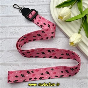 بند آویز گردنی بلند موبایل طرح فانتزی به همراه بست مخصوص آویز گوشی کد 80936