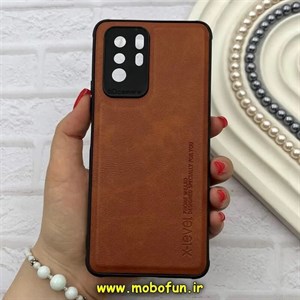 قاب گوشی Xiaomi Poco X3 GT / Redmi Note 10 Pro 5G شیائومی ژله ای چرمی ساده ایکس لول X-LEVEL عسلی کد 82212