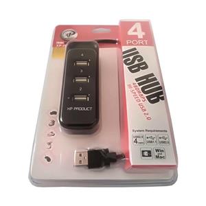 هاب USB 2.0 چهار پورت ایکس پی مدل H808A 