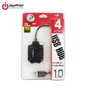 هاب USB 2.0 چهار پورت ایکس پی مدل H801A  